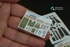 Intérieur imprimé en 3D et coloré sur papier décalcomanie pour le kit Kitty Hawk (Quinta Studio QD32013 Mirage 2000N) à l&amp;#39;échelle 1/32  – image 3