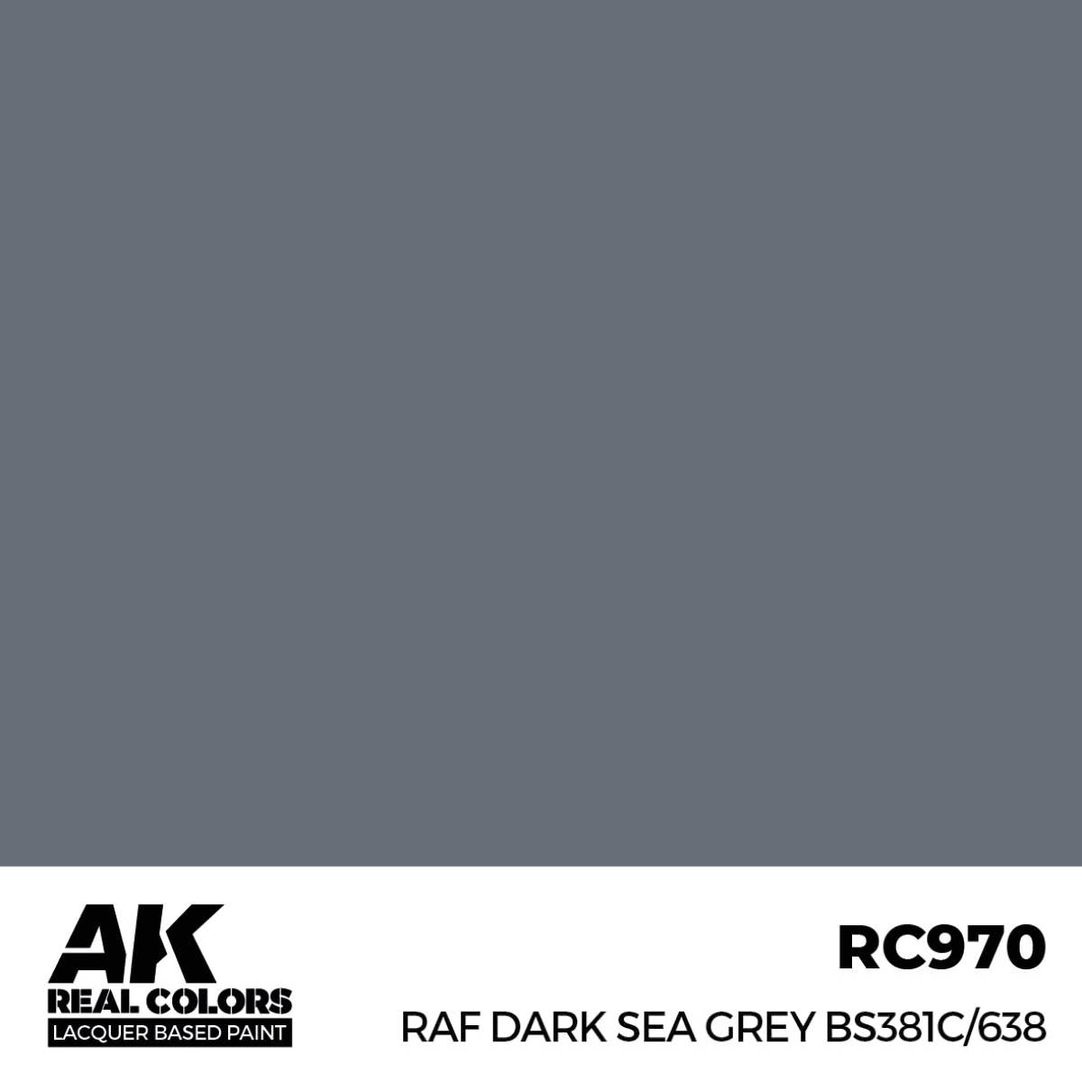 AK Interactive RC970 RAF Gris Mer Foncé BS381C/638 17 ml