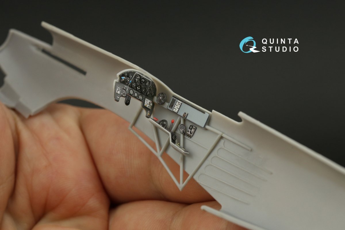 Intérieur imprimé en 3D et coloré sur papier décalcomanie Quinta Studio QD48299 Yak-9T/DD (Modelsvit) 1/48  – Bild 9