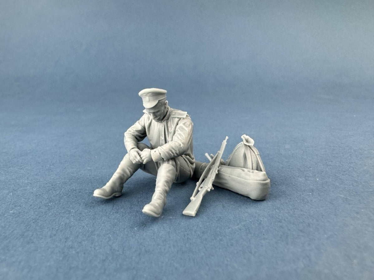 Figurine Copper State Models F35-065 Soldat fatigué de l&amp;#39;armée impériale russe, échelle 1/35 – immagine 3