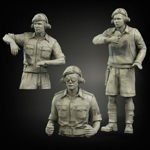 Panzer Art FI35-057 RAC britannique en Afrique du Nord, équipage de char débutant, échelle 1/35