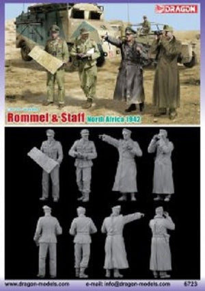 Dragon 6723 Rommel / Staff North Africa 1942 1/35 – zdjęcie 2