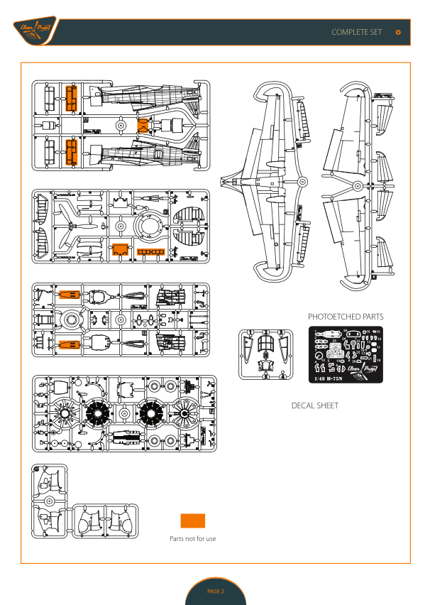 Hélice transparente ! Kit avancé CP4804 H-75N Hawk 1/48 – immagine 26