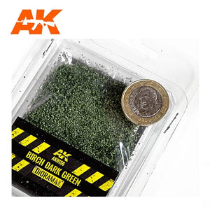 AK Interactive AK8156 FEUILLES DE BOULEAU VERT FONCÉ 28MM 1/72 – image 2