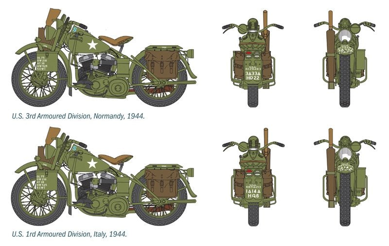 Italeri 0322 US MOTORCYCLES (1/35) – Bild 3