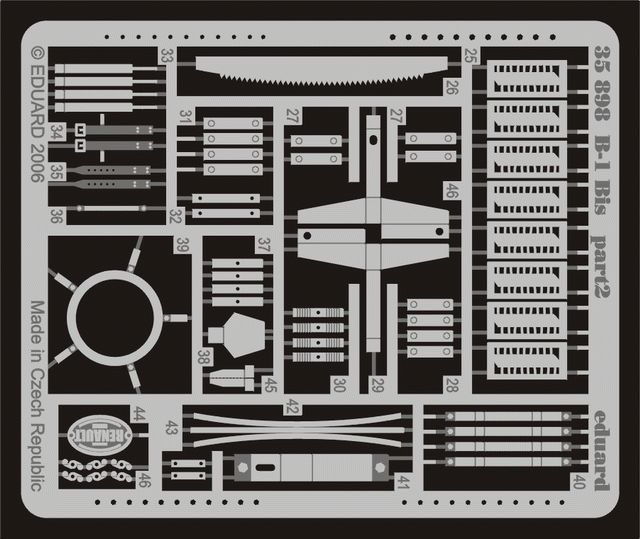 Eduard 35898 B-1 Bis 1/35 (Tamiya) – immagine 2