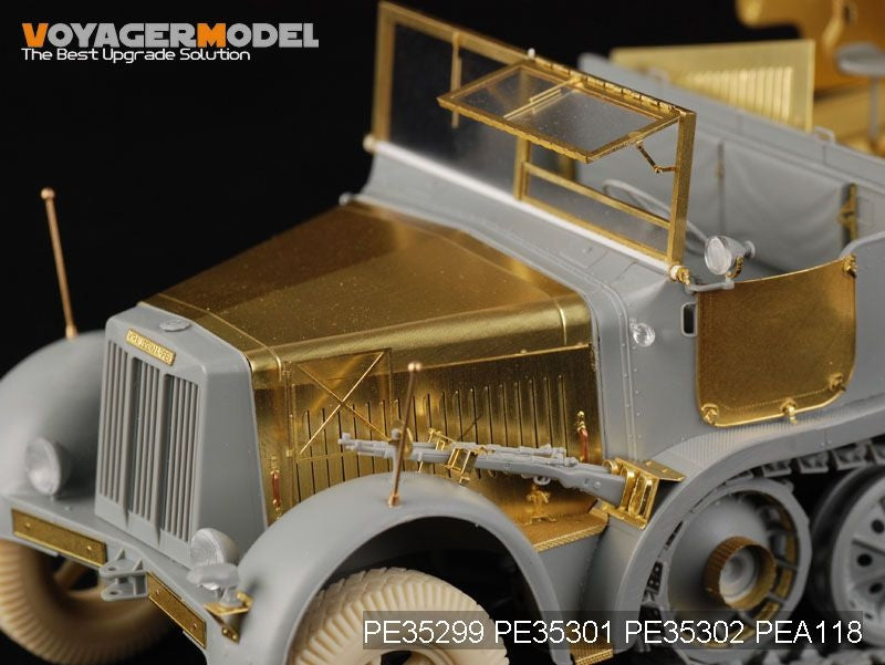 Maquette Voyager PE35299 Sd.Kfz.7/1 allemand de la Seconde Guerre mondiale, partie 1, pour DRAGON 6525 au 1/35 – Bild 6