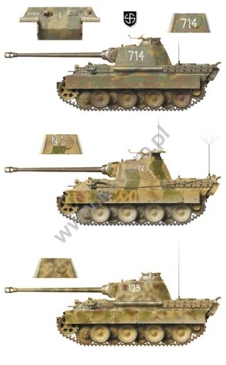 Kagero 15031 Pz.Kpfw. V Panther en attaque et en défense (décalcomanie) PL/EN – imagen 2