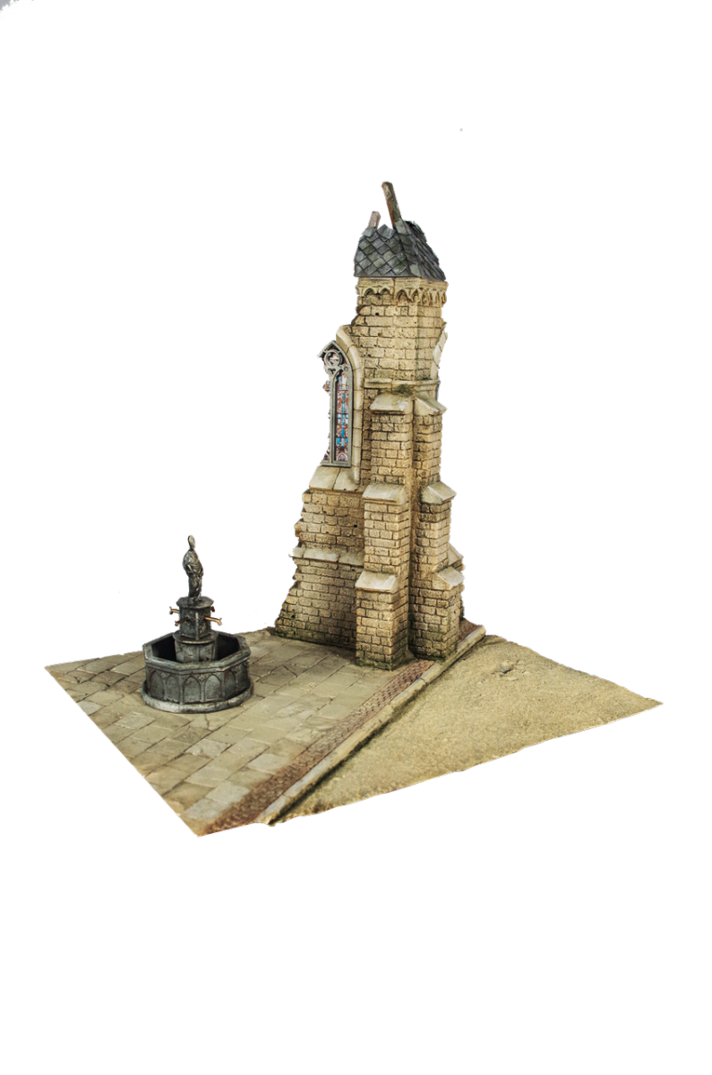 RT-Diorama 35038 Socle de diorama : Coin d’église « Sanctuaire oublié » 1/35 – immagine 5