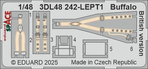 Eduard 3DL48242 Buffalo British version SPACE TAMIYA 1/48