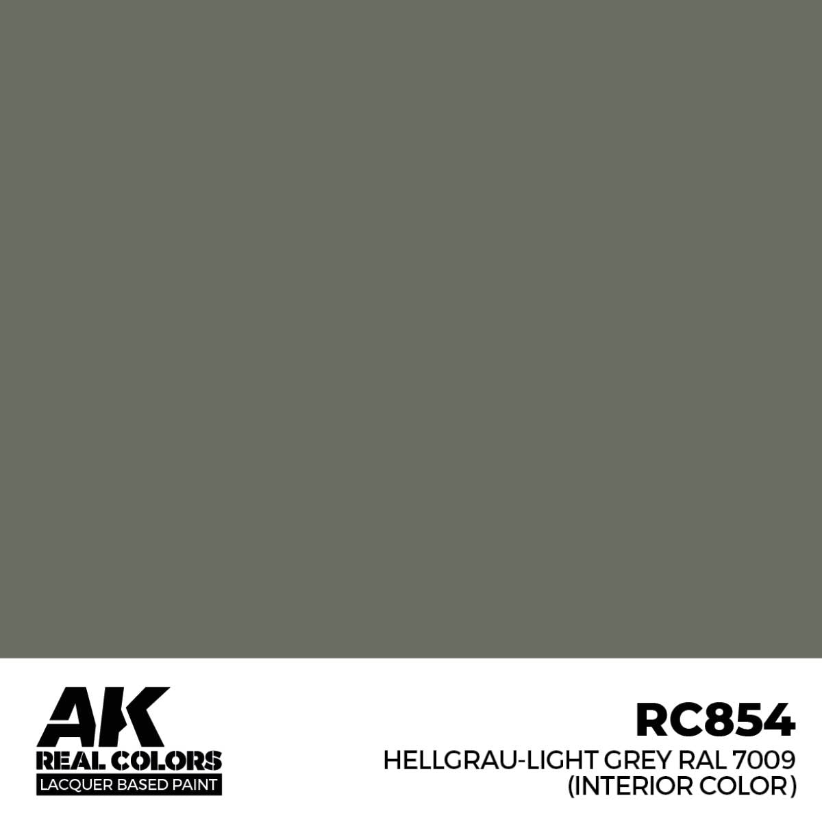 AK Interactive RC854 Hellgrau-Light Gray RAL 7009 (Interior Color) 17 ml