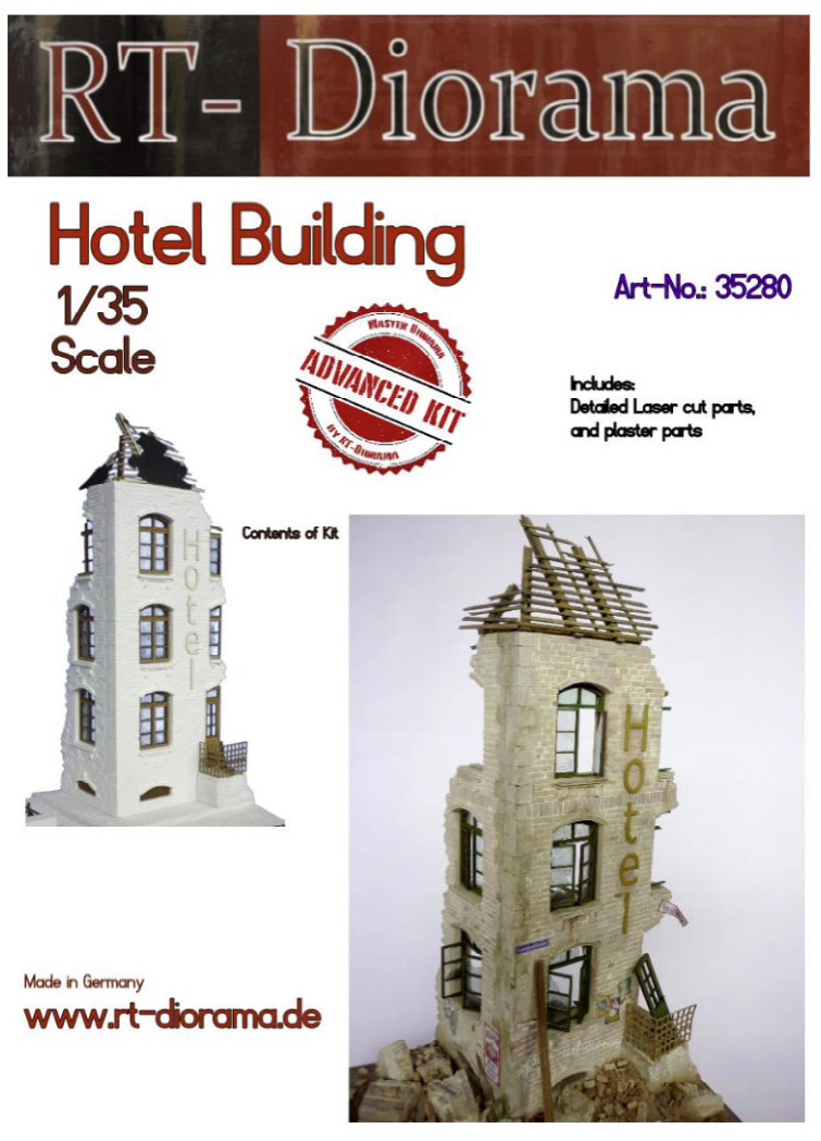 RT-Diorama 35280 Bâtiment d'hôtel 1/35 