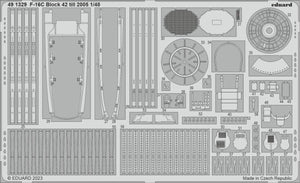 Eduard 491329 F-16C Block 42 jusqu&amp;#39;en 2005 KINETIC MODEL 1/48 – imagen 2
