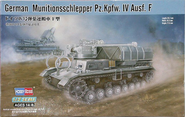 Hobby Boss 82908 Munitionsschlepper allemand Pz.Kpfw. IV Ausf. F (1/72)