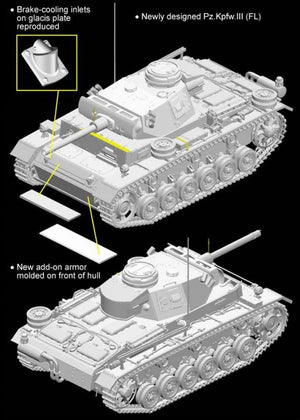Cyber ​​​​Hobby 6616 Sd.Kfz.141/3 Pz.Kpfw.III (FL) (1/35) – image 4