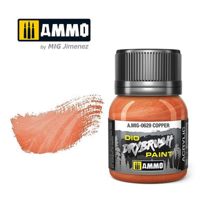 Munitions pour Mig 0629 DRYBRUSH Cuivre 40 ml