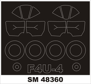 Montex SM48360 F4U-4 Corsair HOBBY BOSS