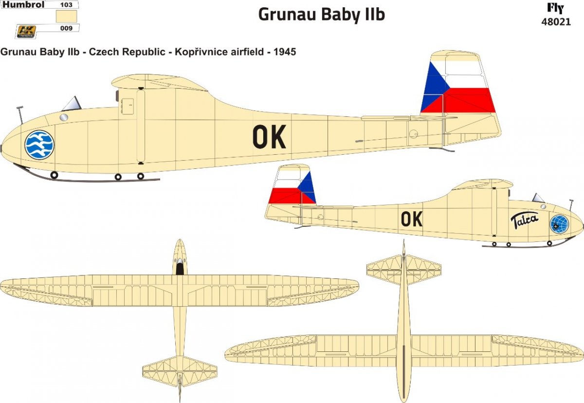 Fly 48021 Grunau Baby IIB Tchécoslovaquie 1/48 – image 3