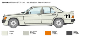 Italeri 3624 Mercedes 190 E 2.3 16V 1/24 – immagine 4