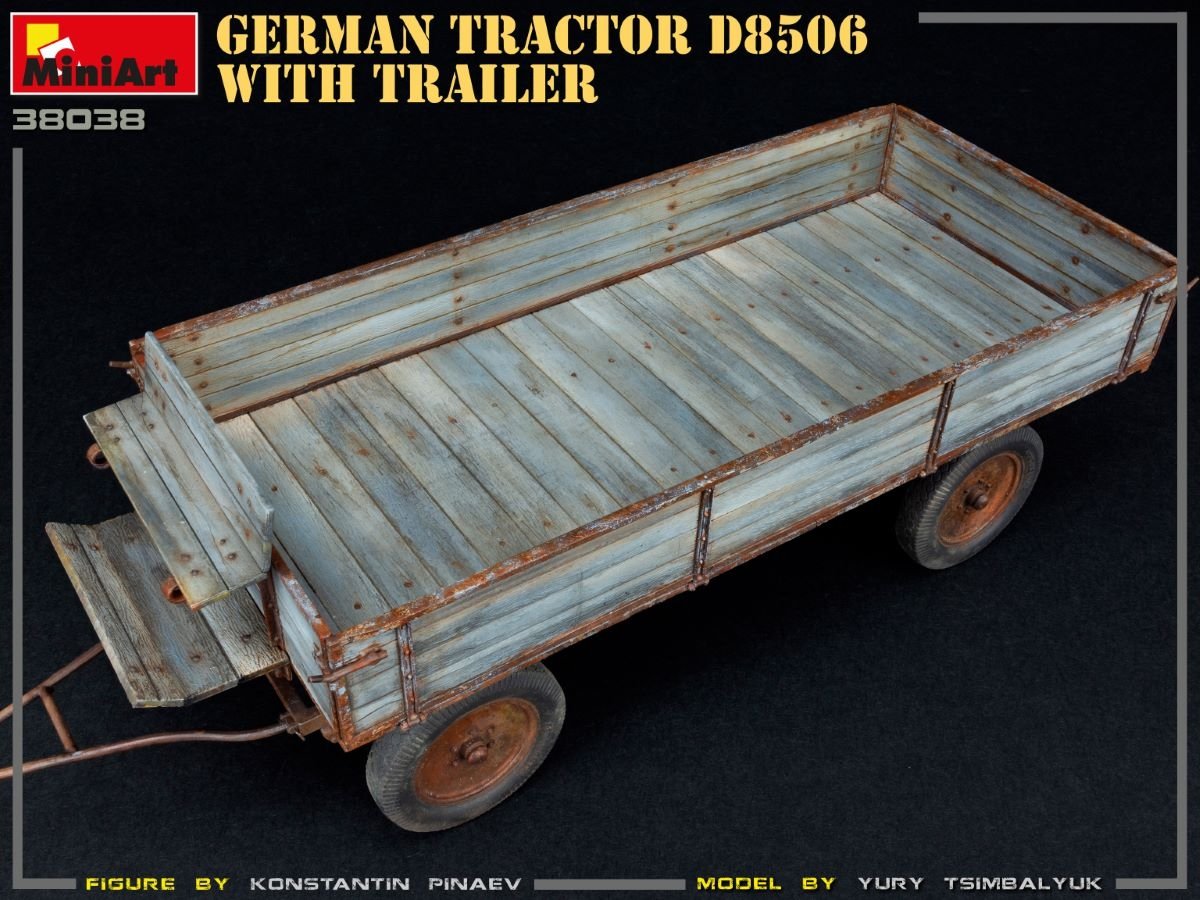 MiniArt 38038 Tracteur allemand D8506 avec remorque 1/35 – image 12
