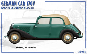 MiniArt 38016 VOITURE ALLEMANDE 170V BERLINE CABRIOLET 1/35 – Bild 8