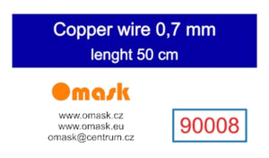 Omask 90008 Copper wire 0,7 mm lenght 50 cm