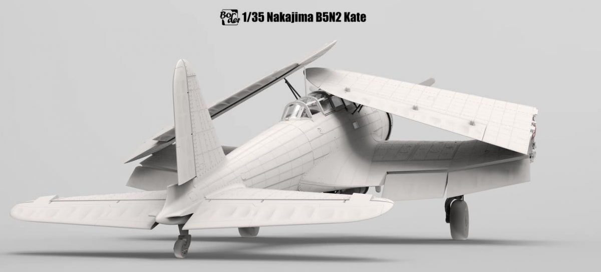 Maquette Border Model BF-005 Nakajima B5N2 Type 97 Bombardier d&amp;#39;attaque embarqué « Kate » avec intérieur complet, échelle 1/35 – image 7