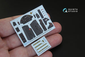 Intérieur imprimé en 3D et coloré sur papier décalcomanie Quinta Studio QD48154 F4U-5N (pour maquette Hobby Boss) 1/48 – image 2