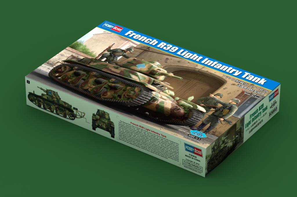 Hobby Boss 83893 Char d&amp;#39;infanterie léger français R39 1/35 – Bild 2