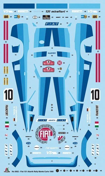 Italeri 3662 FIAT 131 Abarth Rally 1/24 – image 4