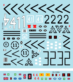 Lot de 6 décalcomanies Star Decals 35-C1096. Telic 1/35 – Bild 2