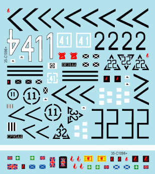 Lot de 6 décalcomanies Star Decals 35-C1096. Telic 1/35 – Bild 2