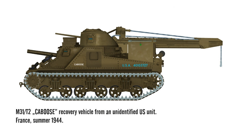 Mirage Hobby 720004 M31/T2 Dépanneuse lourde Seconde Guerre mondiale Armée américaine 1/72 – image 7