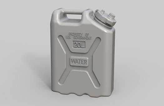 EUREKA XXL E-044 US Military Water Canisters 1/35