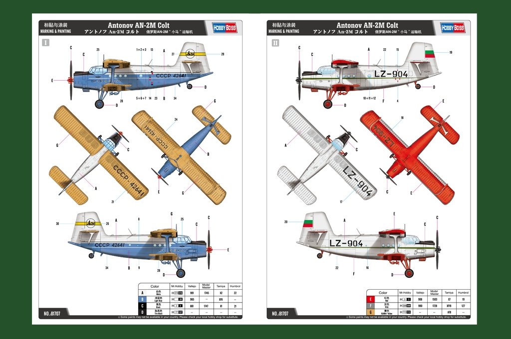 Hobby Boss 81707 Antonov AN-2M Colt 1/48 – image 2