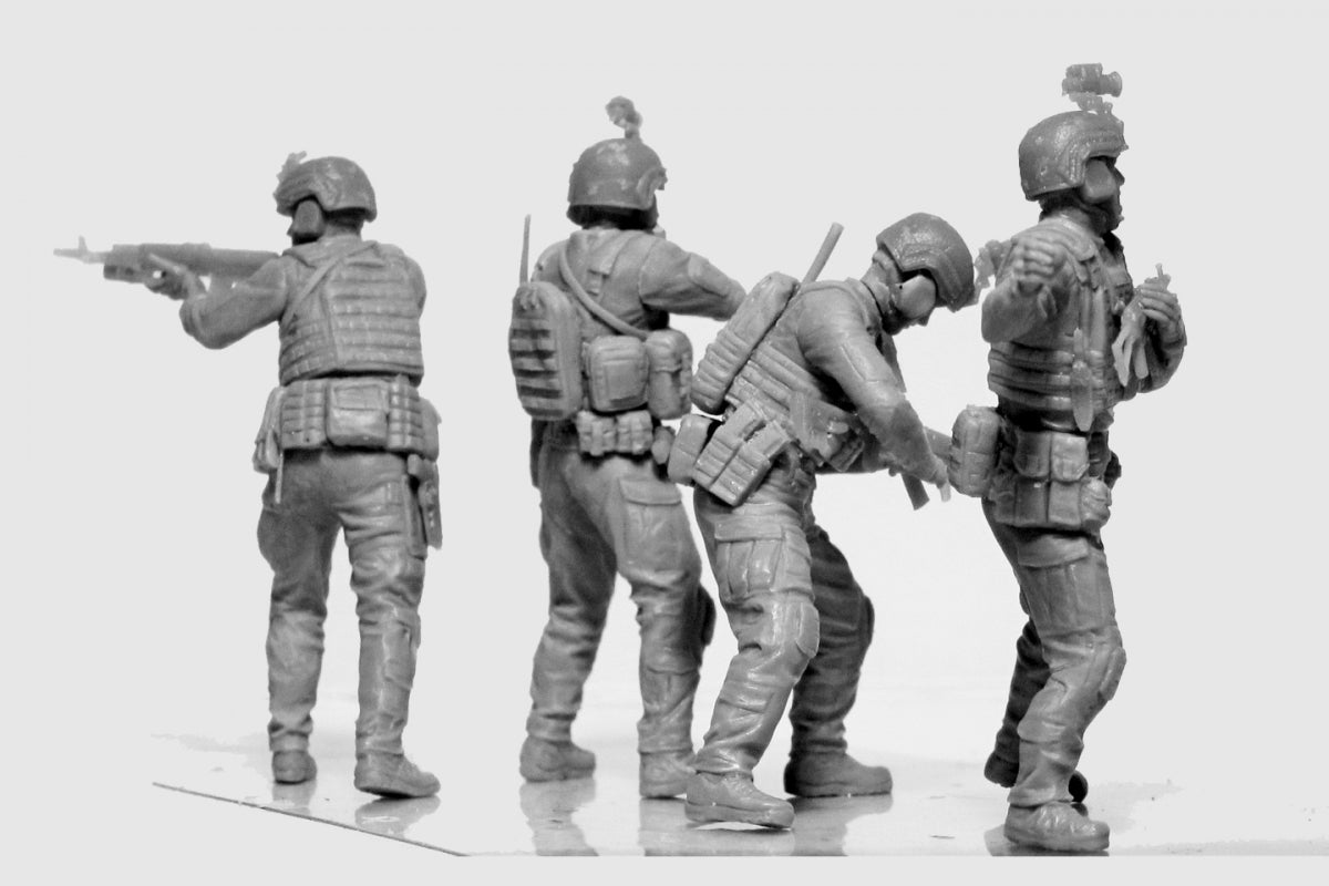 ICM 35754 Toujours les premiers, Troupes d&amp;#39;assaut aéroportées des forces armées ukrainiennes 1/35 – Bild 4