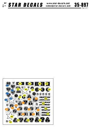Star Decals 35-897 Okinawa. 6e bataillon de chars de marine, échelle 1/35  – immagine 2