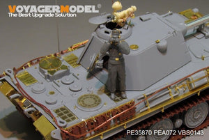 Plan de conception de base du prototype de Panther II allemand de la Seconde Guerre mondiale, modèle Voyager PE35870, pour AMUSING HOBBY, échelle 1/35 – imagen 6