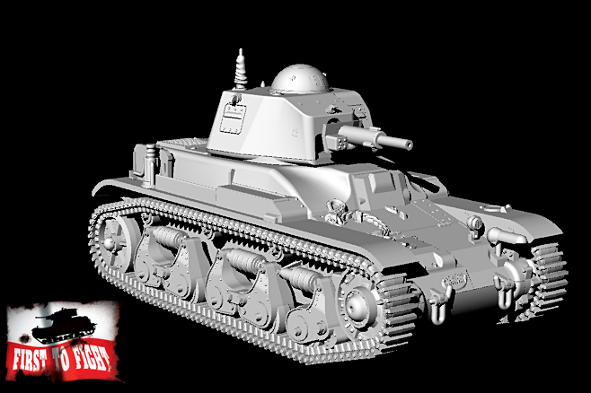 Premier à combattre PL096 Renault R39 avec canon SA38 de 37 mm 1/72 – immagine 4