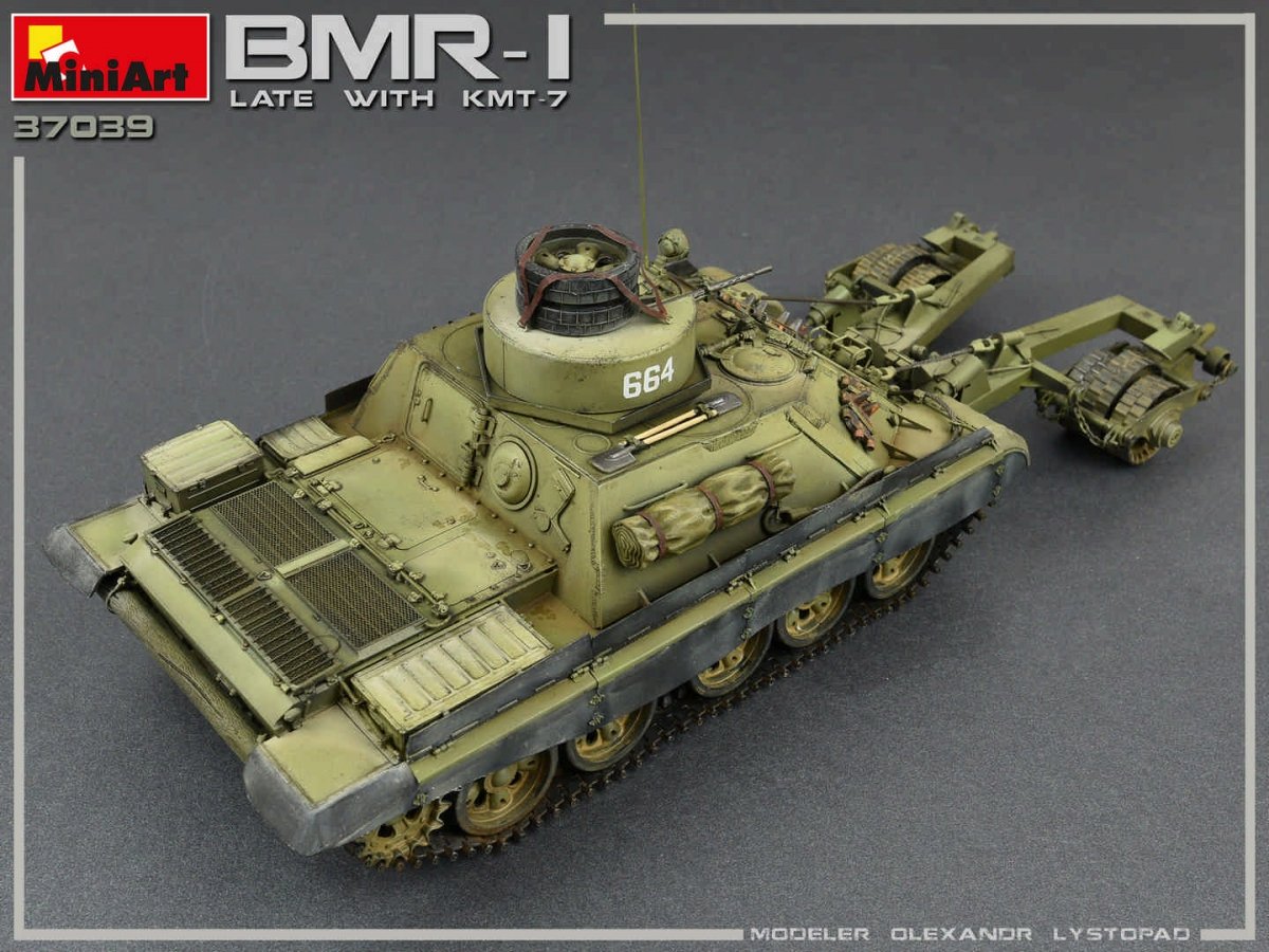 MiniArt 37039 BMR-1 Mod tardif. avec KMT-7 1/35 – immagine 3