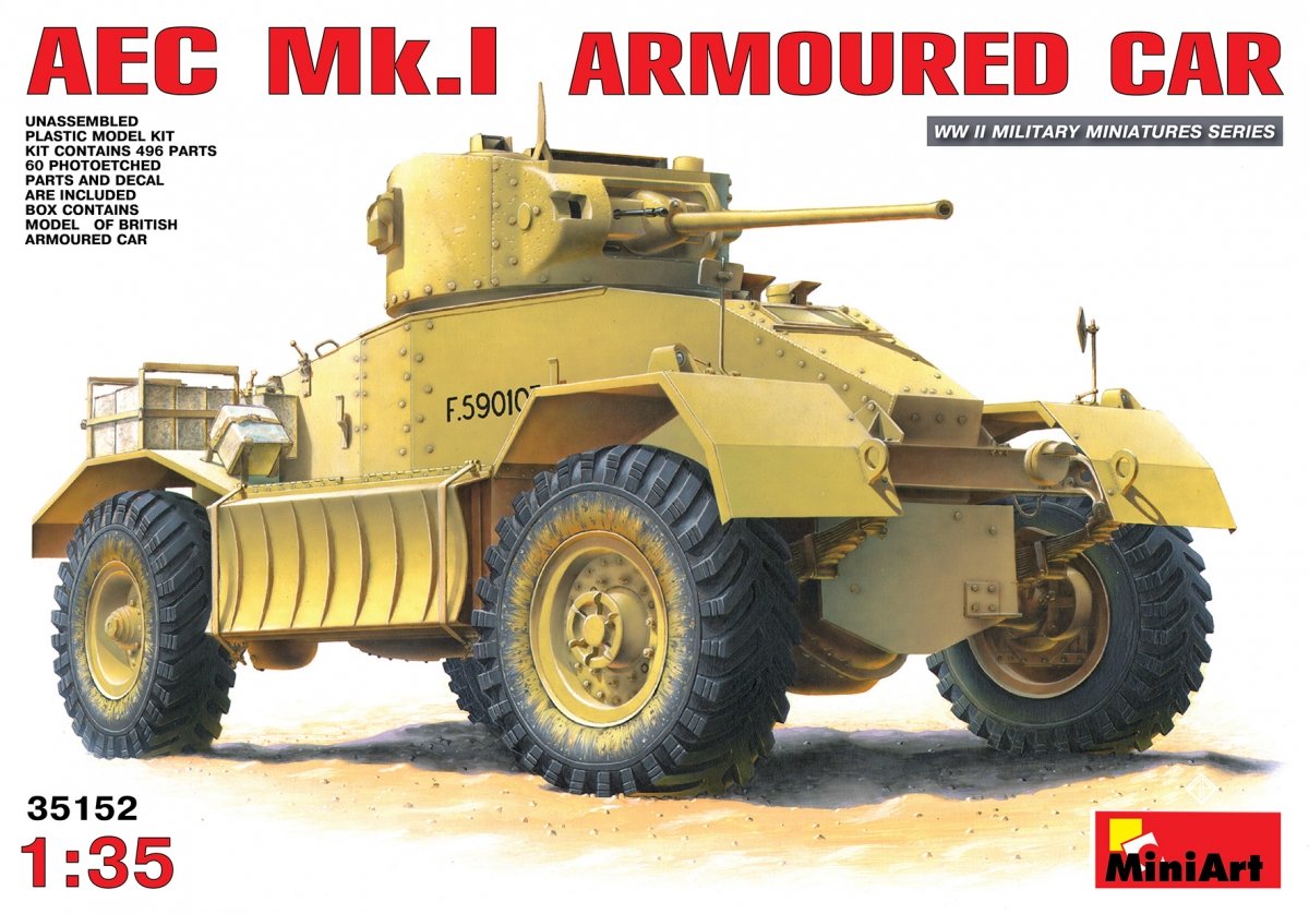 MiniArt 35152 Voiture blindée AEC Mk.I (1/35)