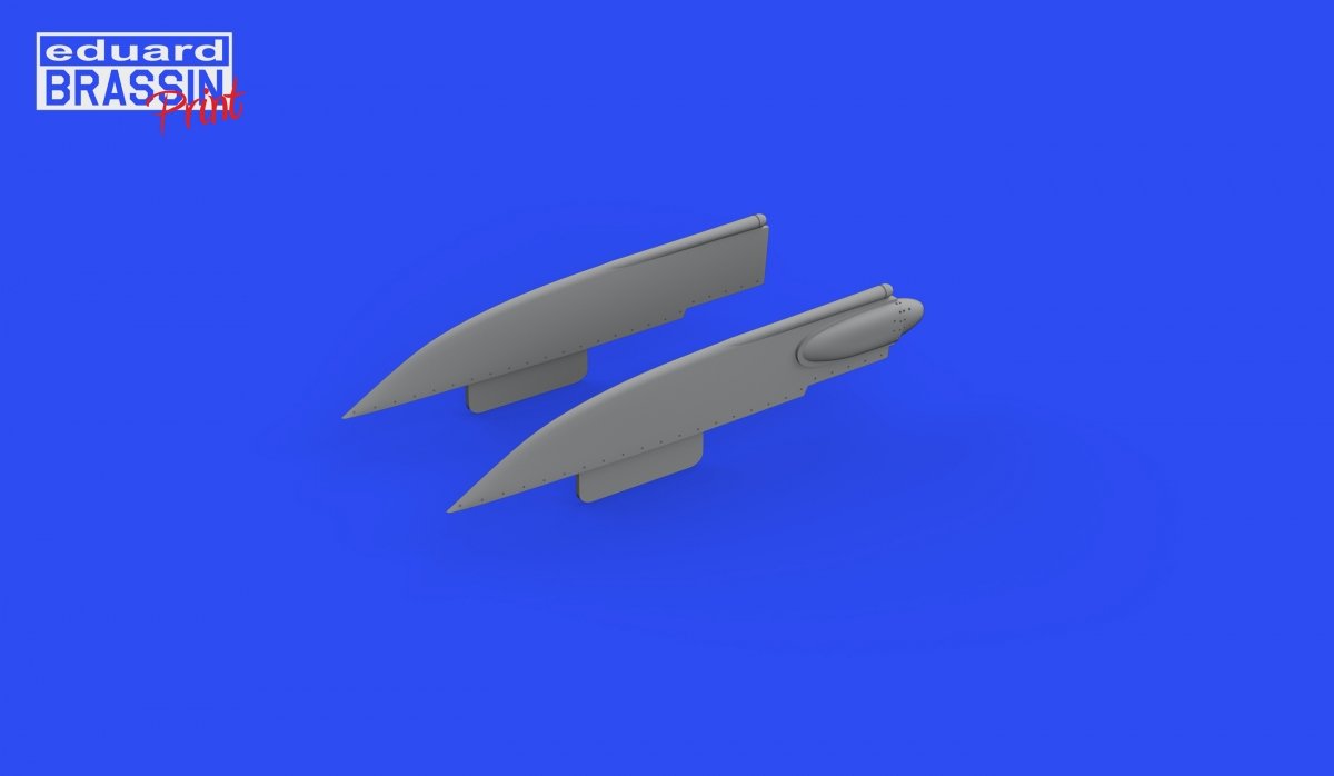 Embouts de dérive Eduard 648704 F-4B IMPRESSION TAMIYA 1/48