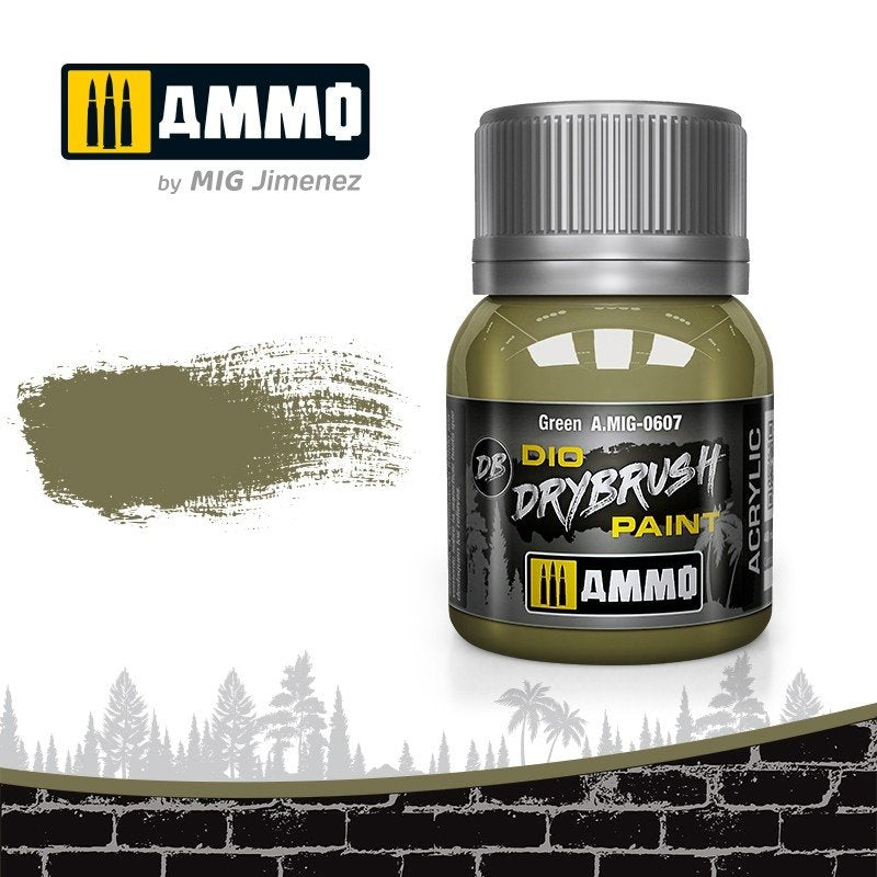 Munitions Mig 0607 DRYBRUSH Vert 40 ml