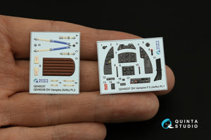 Quinta Studio QD48337 DH Vampire F.3 3D-Printed coloured Interior on decal paper (Airfix) 1/48 – zdjęcie 3