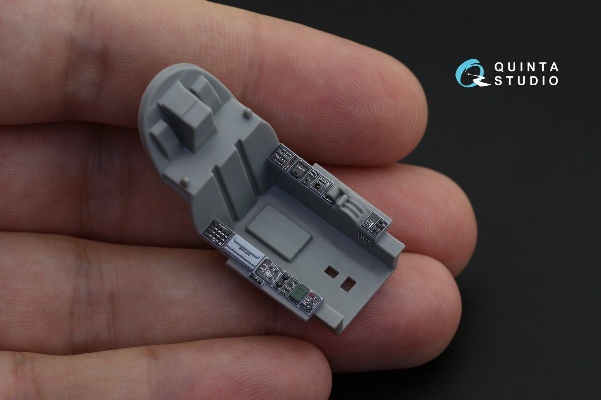 Intérieur imprimé en 3D et coloré du F-5A de Quinta Studio QD48220 (Kinetic) à l&amp;#39;échelle 1/48 – image 5