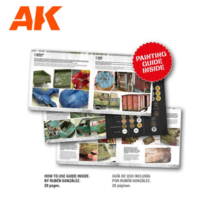 AK Interactive AK11767 SIGNATURE SET – TOTAL CHIPPING – KRISTOF PULINCKX PEINT SET 18x17 ml – immagine 5