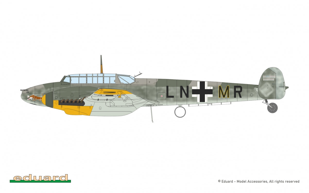 Eduard 7084 Bf 110F ProfiPack Edition 1/72