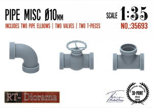 RT-Diorama 35693 Tuyaux divers 10 mm 1/35 – image 2