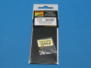 Aber A32001 Ensemble de 2 canons pour mitrailleuses d&amp;#39;avion allemandes MG 15 de 7,92 mm (1/32) – image 4