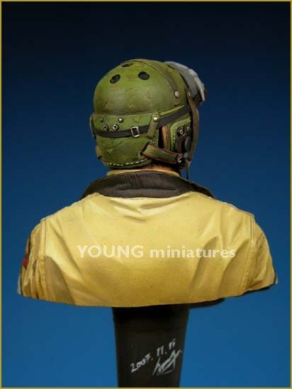 Young Miniatures YM1808 ÉQUIPAGE DE CHAR AMÉRICAIN Europe Seconde Guerre mondiale 1/10 – immagine 3